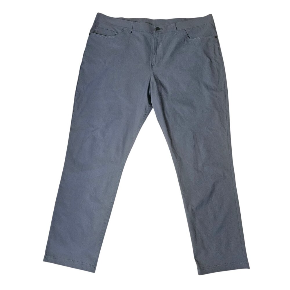 Public Rec Pants Men's 42x32 Dealmaker Gray 5 Pocket Stretch Performance Golf